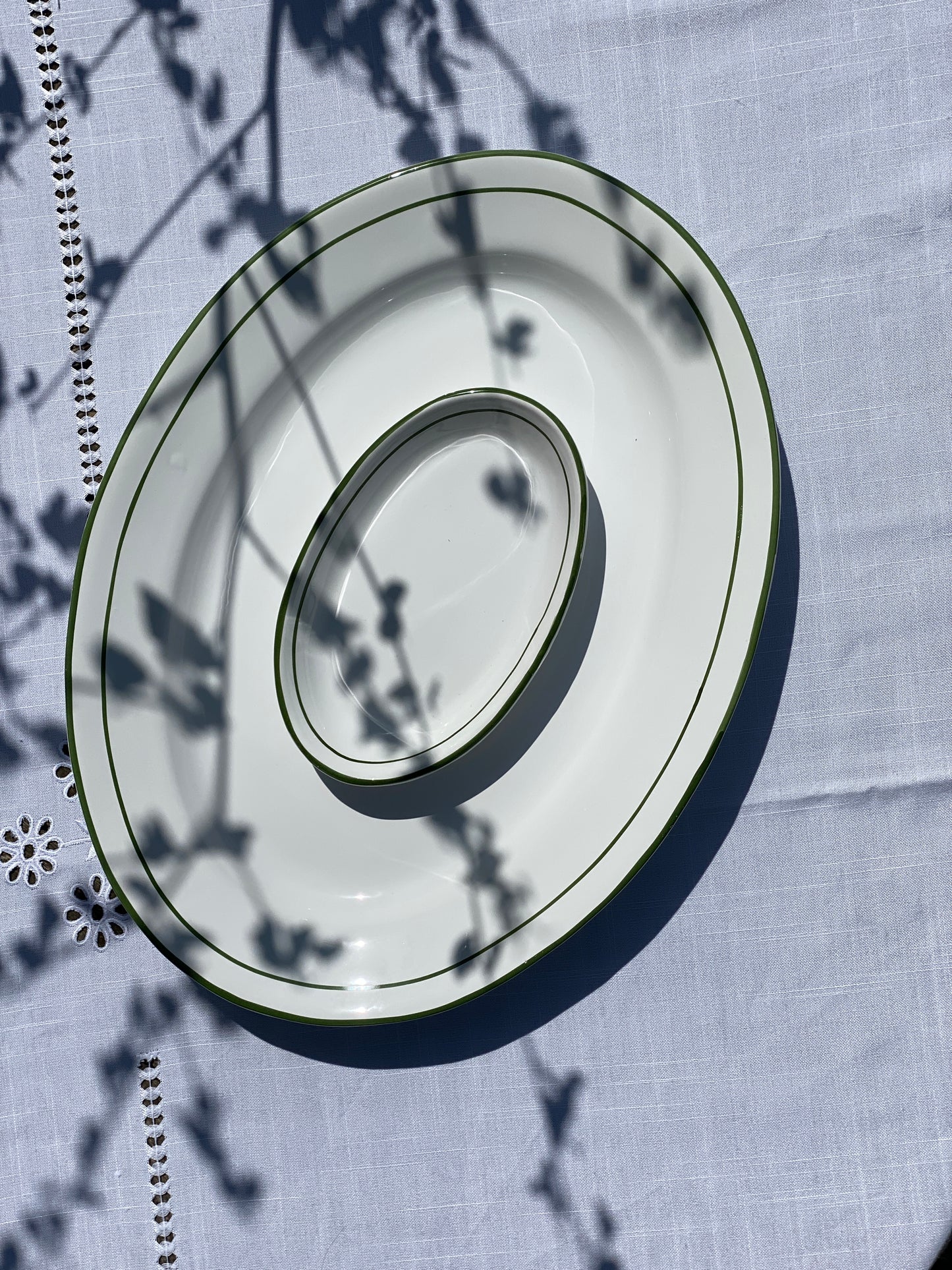 PLATTER OLIVE GREEN - LARGE - Jore Copenhagen