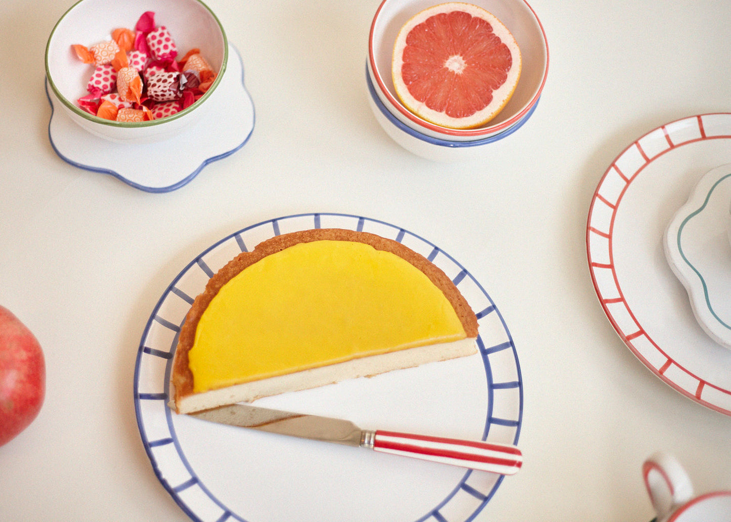 Kobolt fence middagstallerken | Bistro - Jore Copenhagen