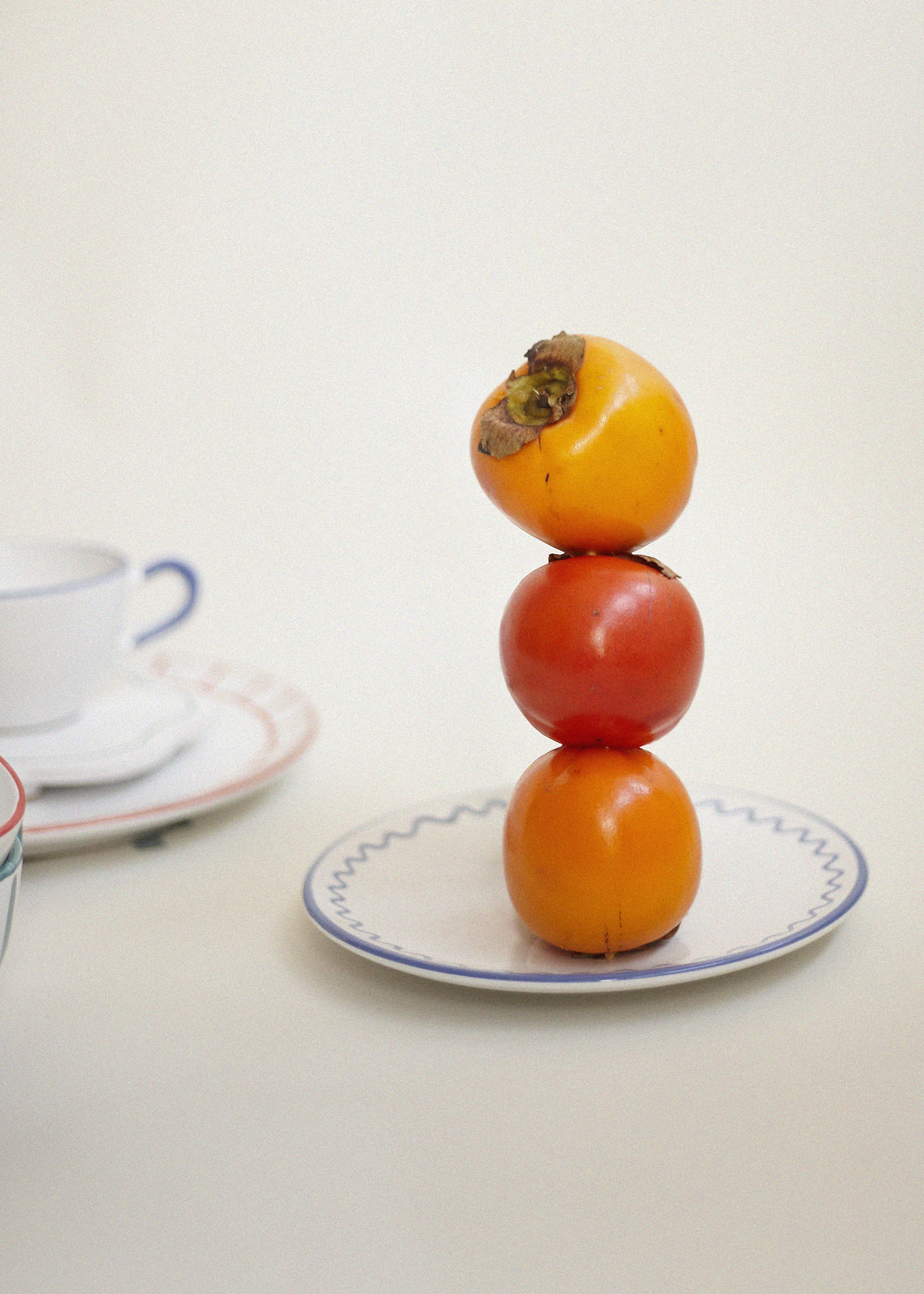 Kobolt zigzag middagstallerken | Bistro - Jore Copenhagen