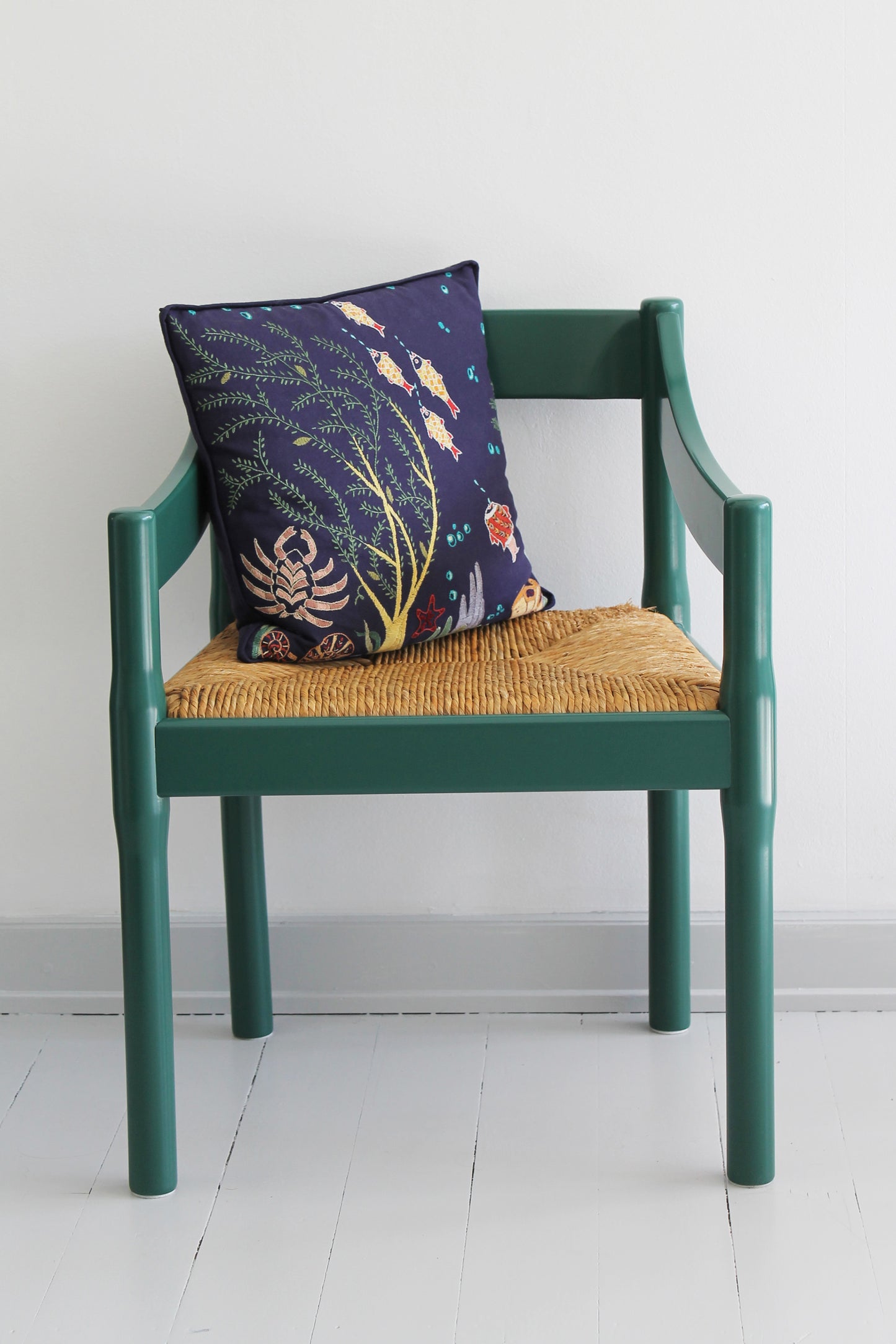 Under the Sea | Håndbroderet pude - Jore Copenhagen