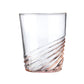 SWIRL WATER GLASS - ROSE, 6 stk - Jore Copenhagen