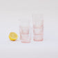 Swirl vandglas | Pink, 6 stk - Jore Copenhagen