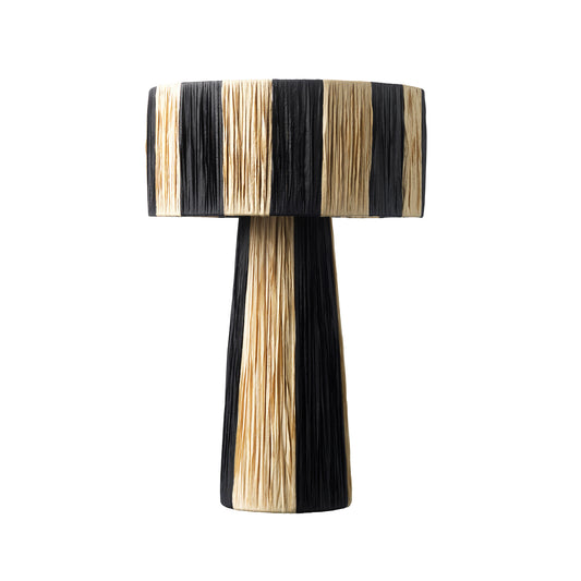 Mushroom | Black & nature, bordlampe - Jore Copenhagen